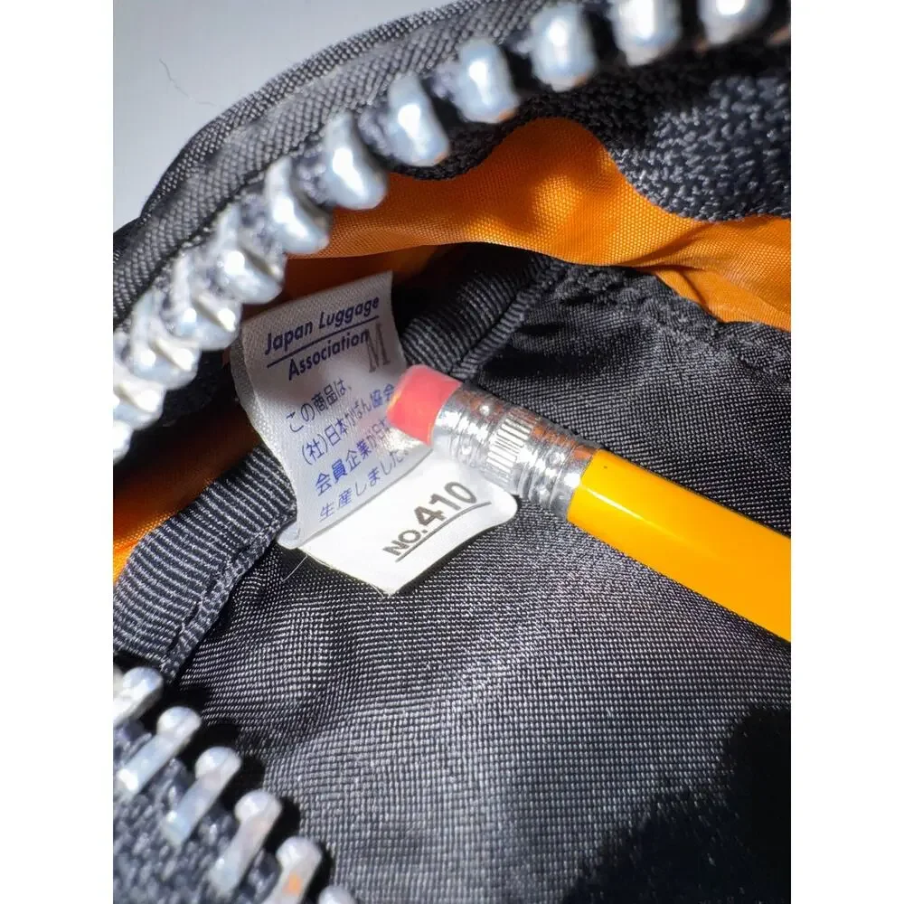 Porter Yoshida Tanker Black Nylon Waist Bag